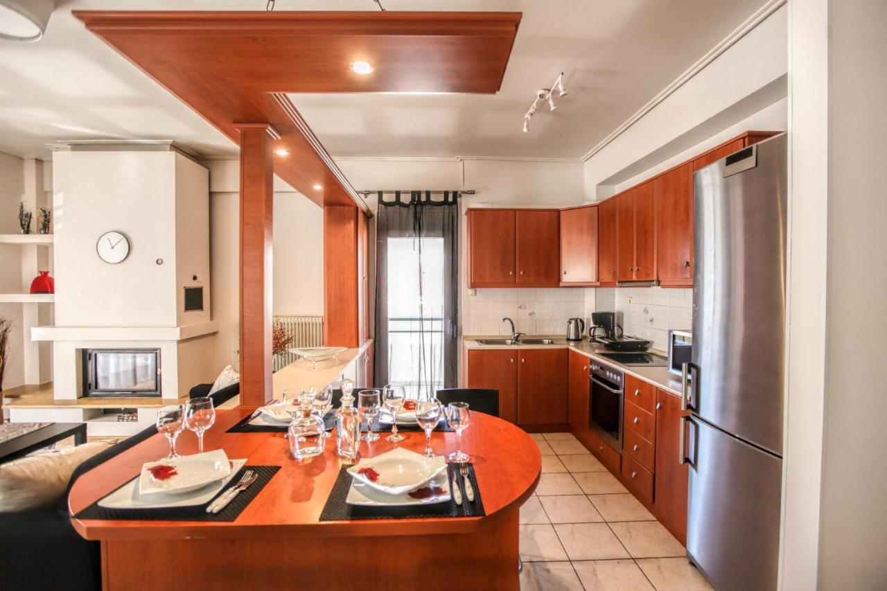 קאלאבאקה Grand Meteora Central Luxury Apartment מראה חיצוני תמונה
